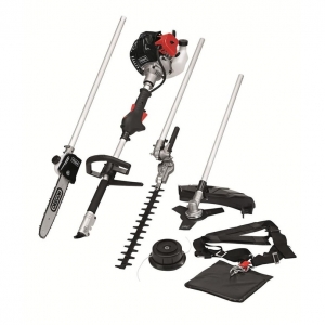 Motocoasa si coasa electrica - Set motocoasa pe benzina 4 in 1 MFH3300 Scheppach 5904802903, 0.9 Cp