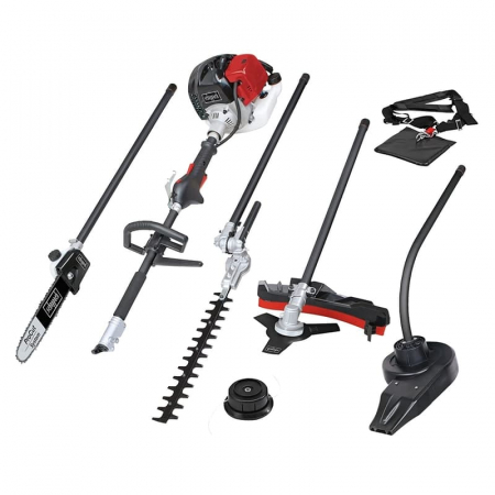 Motocoasa si coasa electrica - Set motocoasa pe benzina 5 in 1 MTC42-5P Scheppach 5904809904, 1.5 Cp