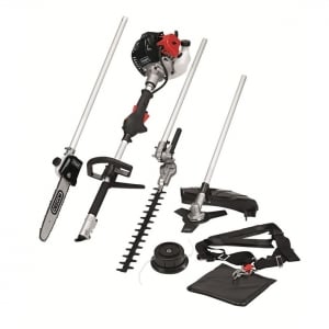 Motocoasa si coasa electrica - Set motocoasa pe benzina 4 in 1 MFH3300 Scheppach 5904802903, 0.9 Cp