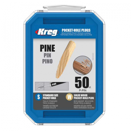 Scule multifunctionale si accesorii - Set mufe pentru gauri in lemn Kreg P-PIN, 50 bucati