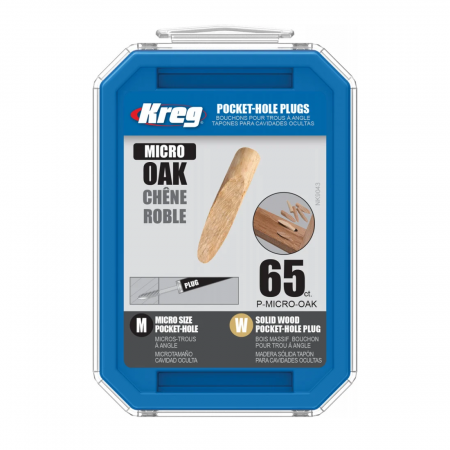 Scule multifunctionale si accesorii - Set mufe pentru gauri in lemn P-MICRO-OAK, 65 bucati