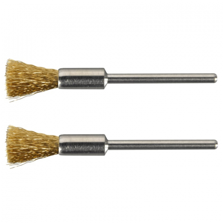 Set perii din bronz, slefuire metal Proxxon 28961, Ø8 mm, 2 bucati [1]