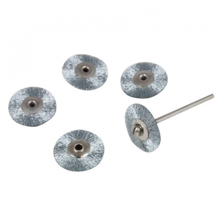 Set perii din inox, slefuire metal Proxxon 28956, Ø22 mm, 6 piese [3]