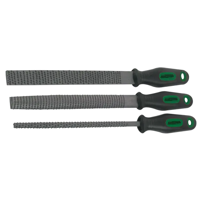 Pile Metalice - Set pile pentru lemn Mannesmann 61030, 200 mm, 3 piese