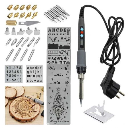 Letcon - Set pirogravura ROX Wood 153ROX0143, 60 W, 46 piese