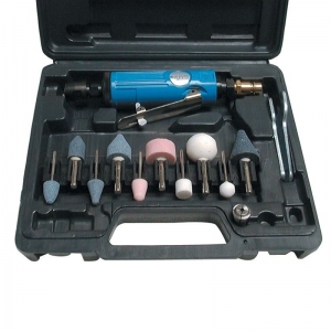 Polizor pneumatic Gude 40032, 1/4'', 22000 rpm, set 15 piese [1]