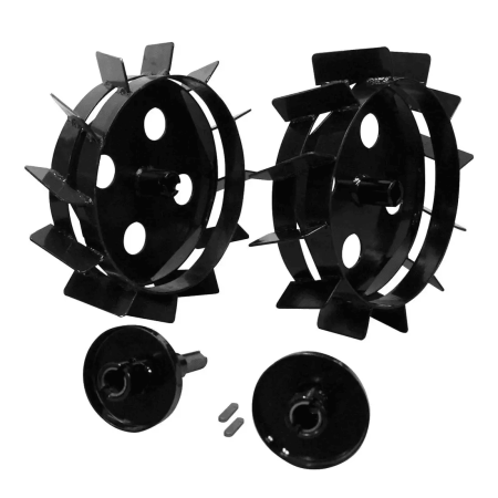 Accesorii Motoburghie - Set roti metalice pentru motocultor GMR 420 Gude 95203, Ø420 mm