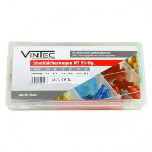 Accesorii Auto - Set sigurante auto plate Vintec 74502, 93 piese