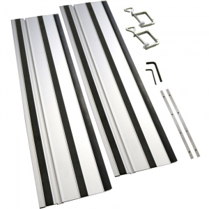 Sine de Ghidaj - Set sina de ghidaj plus tije conectoare pentru fierastraie circulare TS 57 Gude 58234, 2 x 700 mm