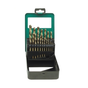 Burghie - Set burghie HSS-M 35 Mannesmann 54319, Ø1-10 mm, 19 piese