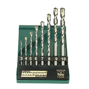 Set burghie piatra, beton Mannesmann 54309, Ø3-10 mm, 8 piese