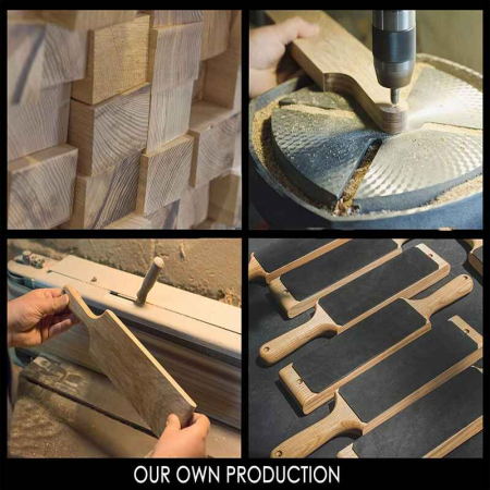 Set strop din piele si compus pentru ascutit cutite BeaverCraft LS1P1, 2 piese [2]