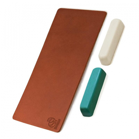 Scule Electrice & Unelte - Set strop din piele si compusi pentru ascutit cutite BeaverCraft LS2P11, 3 piese