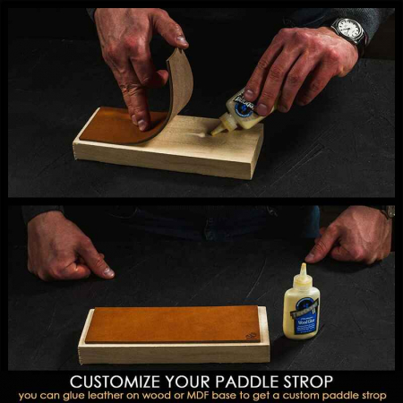 Set strop din piele si compusi pentru ascutit cutite BeaverCraft LS2P11, 3 piese [3]
