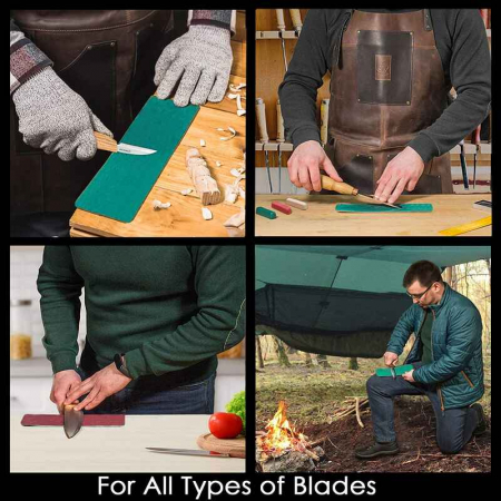 Set strop din piele si compusi pentru ascutit cutite BeaverCraft LS7P03, 4 piese [3]