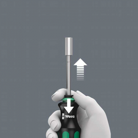 Set surubelnita si biti Kraftform Kompakt 28 SB Wera 05073240001, 7 piese [7]