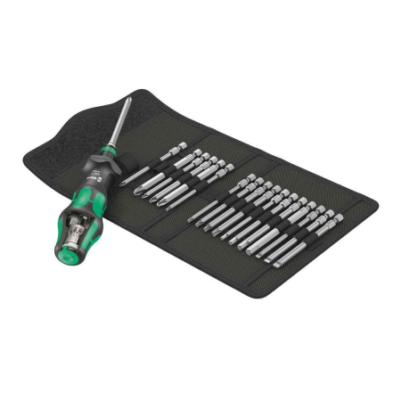 Set surubelnita si biti Kraftform Kompakt Turbo 1 Wera 05057482001, 19 piese [2]