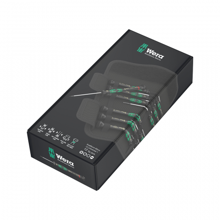 Set surubelnite de precizie Kraftform Micro 12 Universal 1 Wera 05073675001, 12 piese [15]