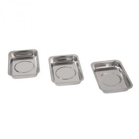 Tavi si Recuperatoare Magnetice - Set tavite magnetice pentru suruburi, piulite Toolland HPUT3RT, 90x60 mm, 3 bucati
