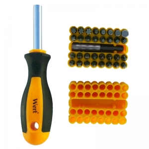 Set de biti cu surubelnita Wert 2255, 33 bucati [1]