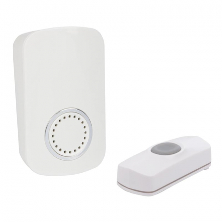 Sisteme de Supraveghere & Alarme Casa - Sonerie wireless Perel EDP1, 150 m, 32 melodii, 1 receptor