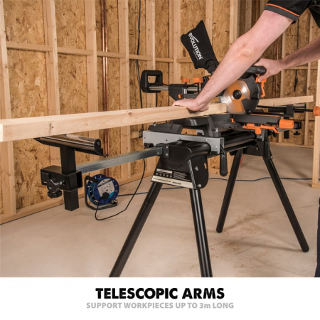 Stand de lucru pentru fierastrau circular 800B Evolution 005-0001-1106, 225 Kg, 1800 mm [12]