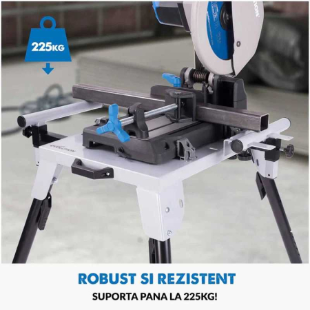 Stand de lucru pentru fierastrau circular cu prindere universala Evolution 005-0002, 225 Kg, 815 mm [7]