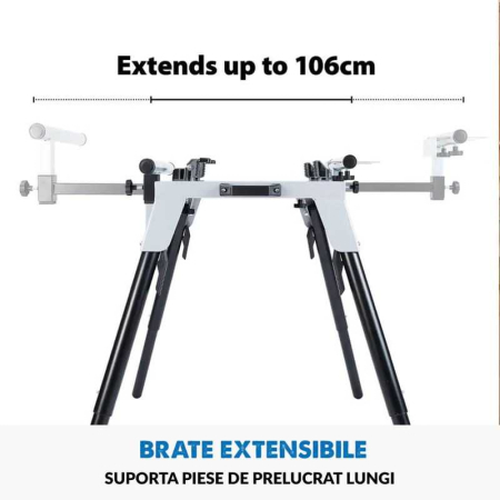Stand de lucru pentru fierastrau circular cu prindere universala Evolution 005-0002, 225 Kg, 815 mm [1]