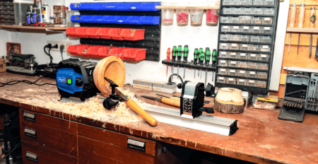 Strung pentru prelucrarea lemnului DM600VARIO Scheppach 5902305901, 550 W, 600 mm [7]