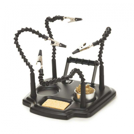 Accesorii Letcoane - Suport de placi circuite cu 4 clesti Velleman VTHH7