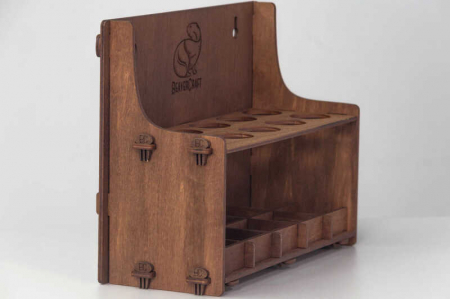 Suport pentru 20 cutite de cioplit in lemn BeaverCraft TH20 Dark [2]