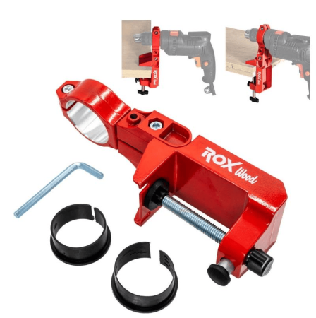 Suport pentru bormasina cu fixare pe banc ROX Wood 153ROX0262, Ø38-44 mm [4]