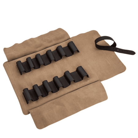 Scule de Mana - Suport pentru scule din piele intoarsa Kirschen 3574000, 12 buzunare