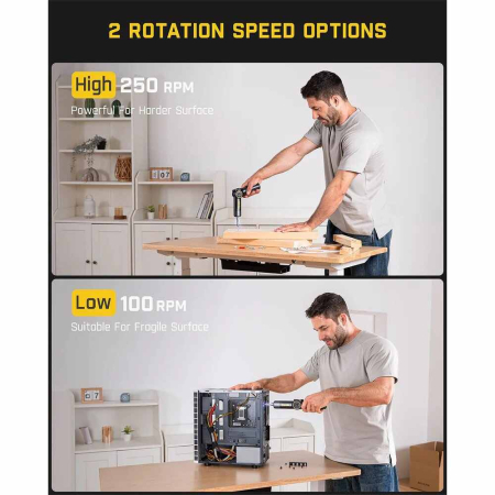 Surubelnita electrica cu acumulator plus biti S1 Apex Deluxe Fanttik S1APEX, 3.7 V, 2.5 Ah [9]