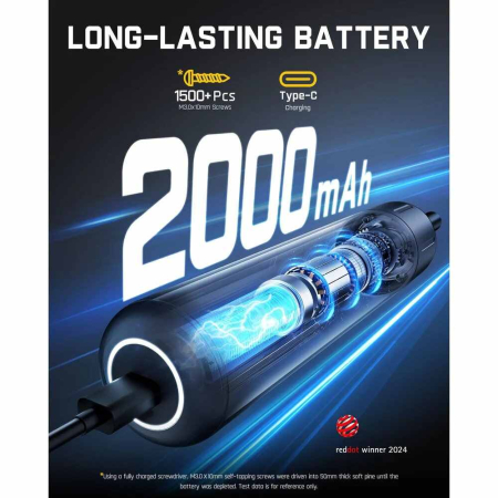 Surubelnita electrica cu acumulator plus biti Nex S1 Pro Fanttik KITNEXS1PRO, 5 V, 2 Ah [6]