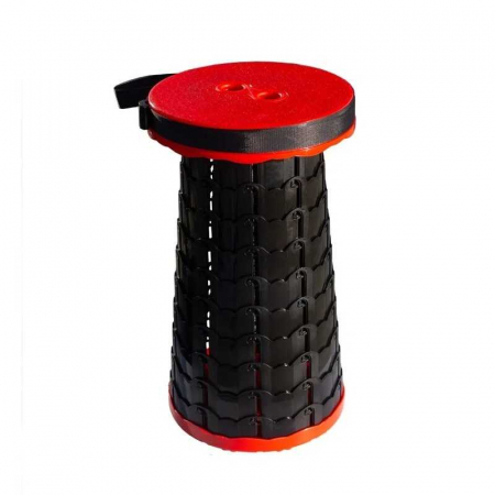 Scaune, mese si umbrele camping - Scaun telescopic tip taburet Troy 90020, Ø25 cm, 150 Kg