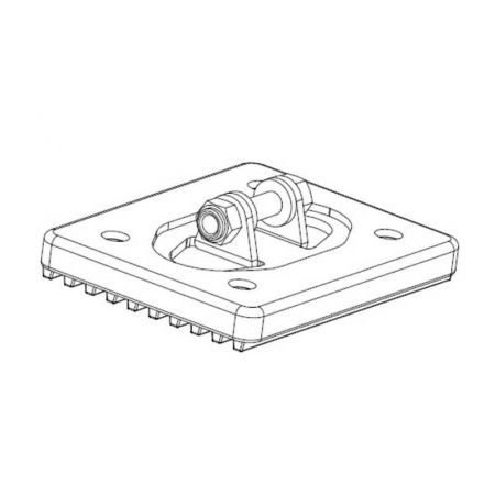 Talpa de rezerva pentru suport telescopic ST/STE Bessey 3101952, 88x68 mm [2]