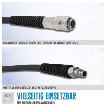 Tambur automat de perete cu furtun de aer Gude 02883, 10 m [5]