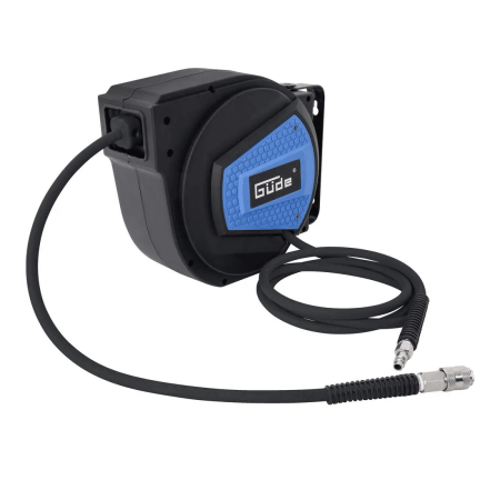 Furtun Aer Comprimat - Tambur automat de perete cu furtun de aer Gude 02883, 10 m