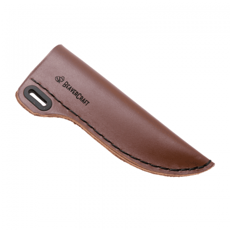 Accesorii cutite sculptura lemn - Teaca din piele pentru cutite de cioplit linguri Beavercraft SH1