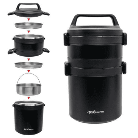 Termos pentru alimente Rox Wood 153CAMP2200, 2.2 L [2]