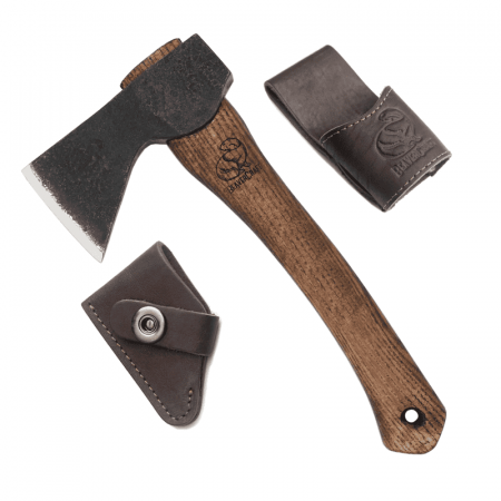 Topoare & Toporisti - Toporisca cu maner de lemn BeaverCraft AX1, 600 gr