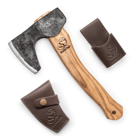 Topoare & Toporisti - Toporisca cu maner de lemn BeaverCraft AX6, 750 gr