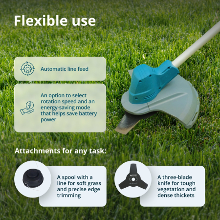 Trimmer de tuns iarbă cu acumulator KS BCT-40V [4]