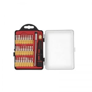 Set Biti - Trusa de biti de precizie cu surubelnita Wert 2254, 32 piese