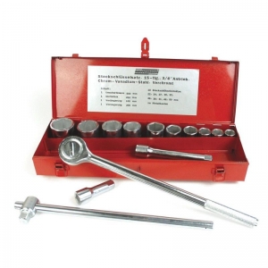 Set / trusa chei tubulare - Trusa chei tubulare Mannesmann 296, 15 buc, 3/4"