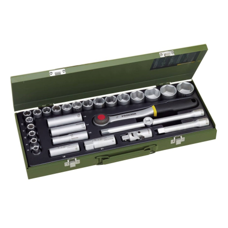 Set / trusa chei tubulare - Trusa chei tubulare Proxxon 23000, 1/2", 29 piese