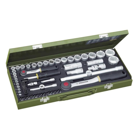 Set / trusa chei tubulare - Trusa chei tubulare Proxxon 23040, 1/4"-1/2", 56 piese