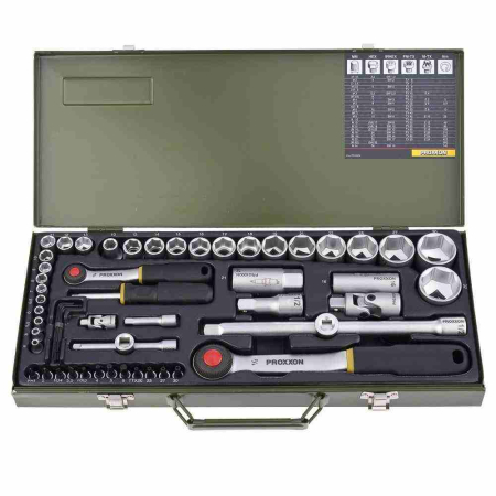 Trusa chei tubulare Proxxon 23040, 1/4"-1/2", 56 piese [2]