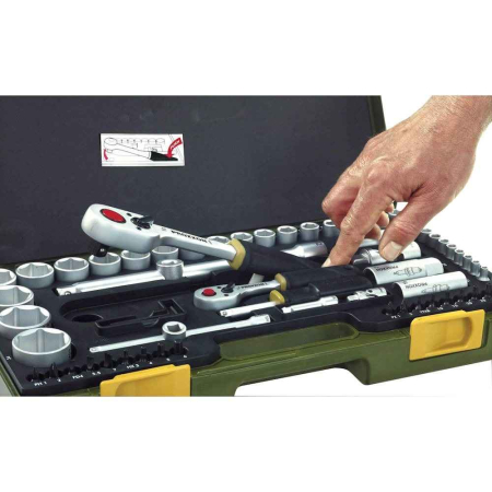 Trusa chei tubulare Proxxon 23286, 1/4"-1/2", 65 piese [2]